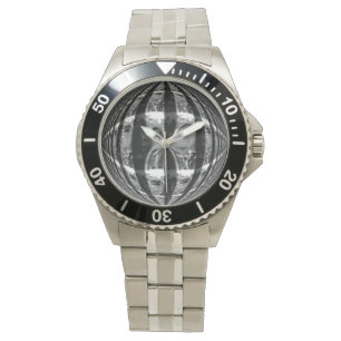 Orb Chrome Black print montre