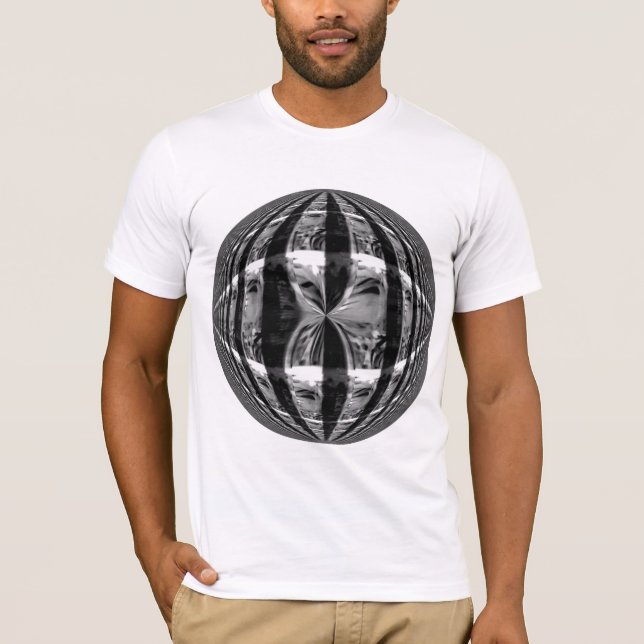 Orb Chrome Black Round T - Shirt weiß (Vorderseite)