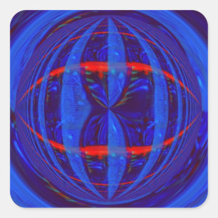 Orb Dark Blue Aufkleber