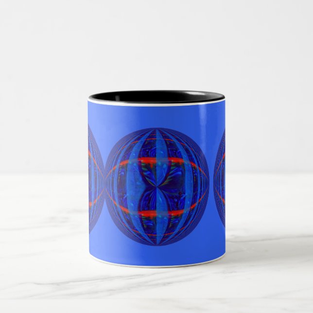 Orb Dark Blue Round Tassen blue (Mittel)
