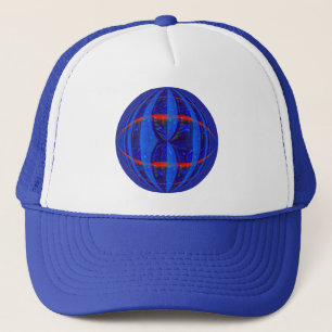 Orb Dark Blue Round Trucker Hut Truckerkappe