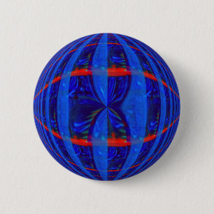 Orb Dark Blue Taste rund Button