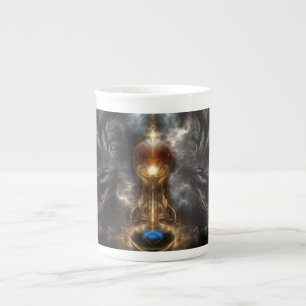 Orb des Fraktals Art Bone China Tasse