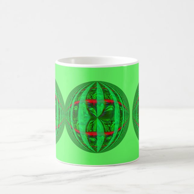Orb Green Runde Tasse grün (Mittel)