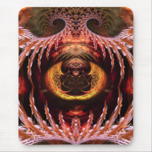 Orb Spirit Tree Fraktal Art Fantasy Mousepad