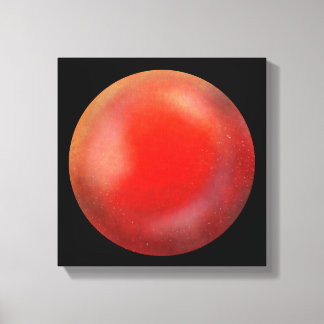 Orbe de galaxie rouge profonde - toile de Crimson
