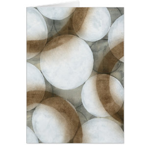 Orbes blanches et cercles Brown