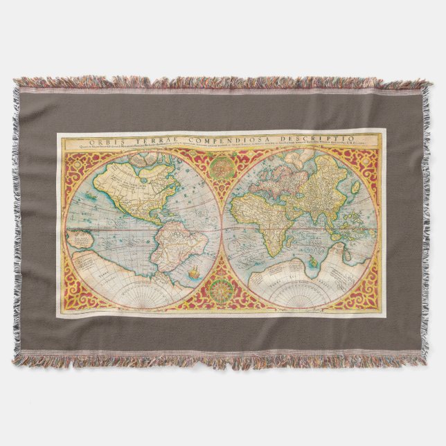 Orbis terrae compendiosa description pti: quam ex  decke (Vorderseite)