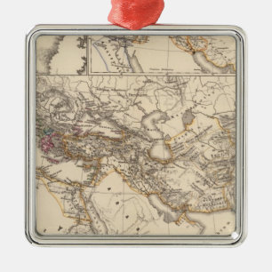 Orbis terrarum regni Persici tempori Silbernes Ornament