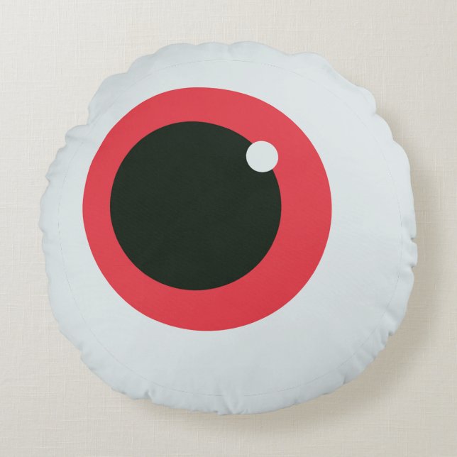 Orbit Rundes Kissen (Vorderseite)