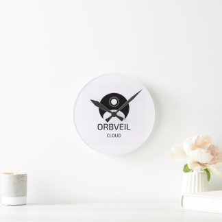 Orbveil Cloud-Wanduhr Runde Wanduhr