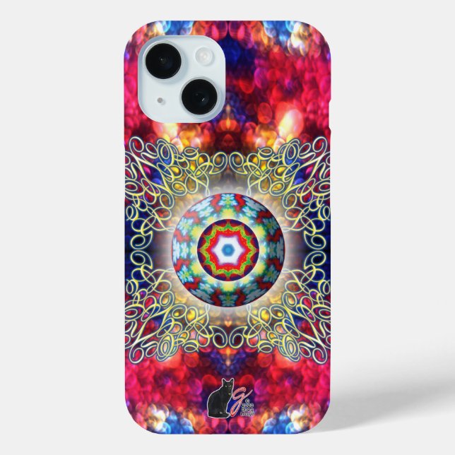 Orbz Kaleid Case-Mate iPhone Hülle (Rückseite)