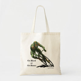 Orc Cyclist Bike Racing Fantasy Art Budget Tasche