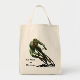 Orc Cyclist Racing Fantastische Bergwelten im Val Tragetasche