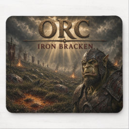 Orc Eisenfarn Dark Realism Mousepad