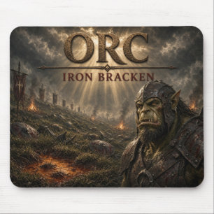 Orc Eisenfarn Dark Realism Mousepad