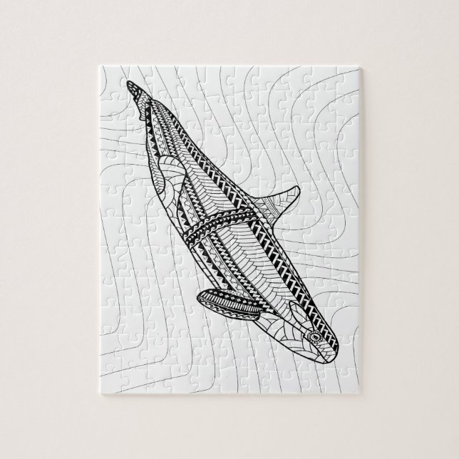 Orca Adult Coloring Puzzle (Vertikal)