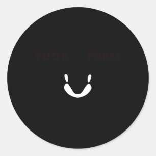 Orca-Angriffsboote oben auf ihnen Runder Aufkleber