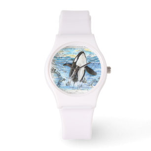 Orca - Antike Karte Armbanduhr