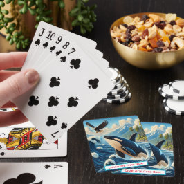 Orca-Aufstieg über Monogramm Go-Fisch-Spiel Spielkarten