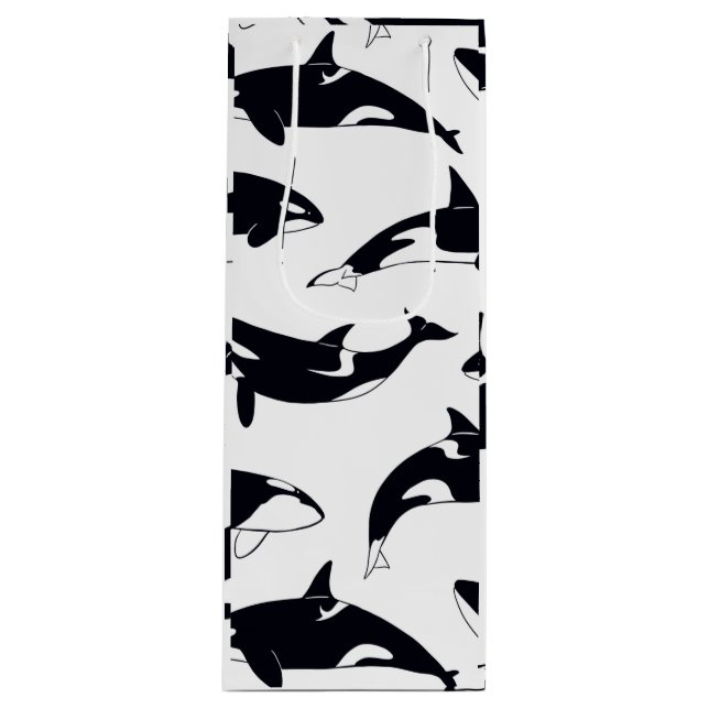 Orca bag geschenktüte für weinflaschen (Vorderseite)