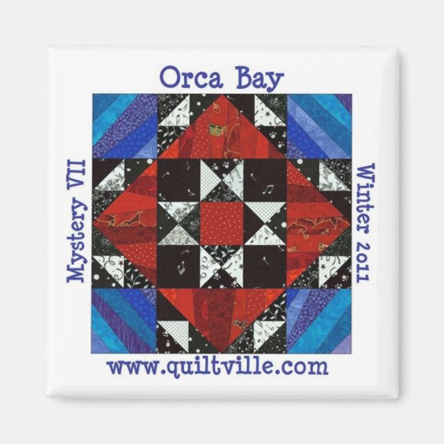 Orca Bay Mystery Quiltville Magnet (Vorne)