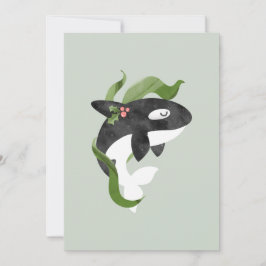 Orca Christmas Feiertagskarte