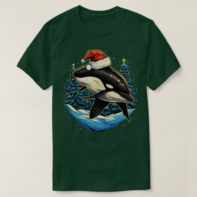 Orca Christmas T-Shirt (Design vorne)