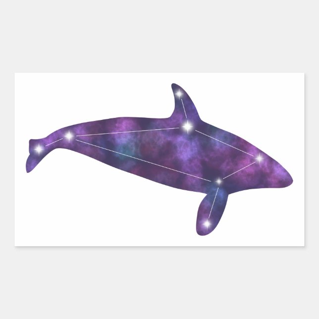 Orca Constellation Sticker (Vorderseite)