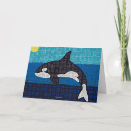 Orca (Einzelstück) - Grußkarte Karte