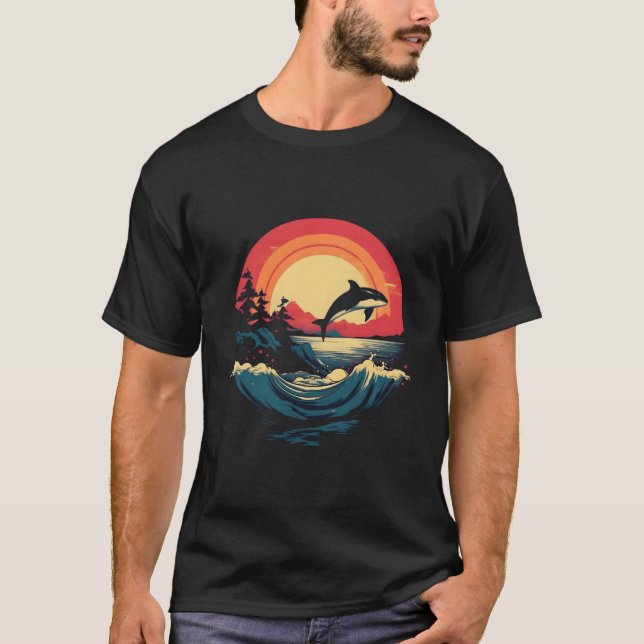 Orca Er Wal Orca T-Shirt (Vorderseite)
