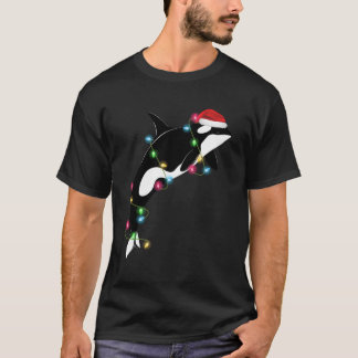 Orca Er Whale Santa Sea Tiere T-Shirt