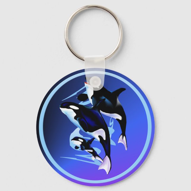 Orca Family Schlüsselanhänger (Vorderseite)