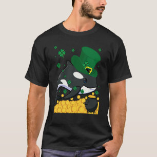 Orca Fisch Shamrock St. Patrick's Day T-Shirt