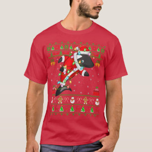 Orca Fish Lover Xmas Matching Santa Ugly Orca T-Shirt