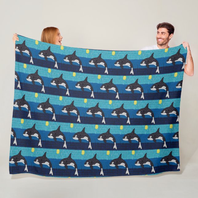 Orca - Fleece-Decke Fleecedecke (Beispiel)