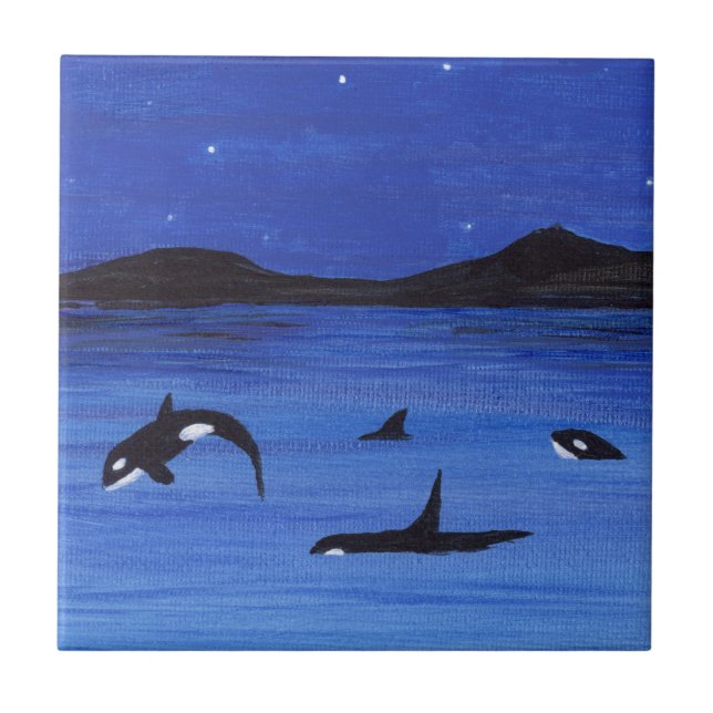 Orca Fliese (Vorderseite)