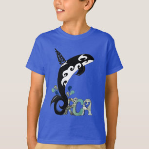 Orca Freedom Kunst T-Shirt