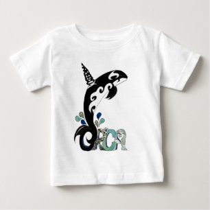Orca-Freiheitskunst Baby T-shirt