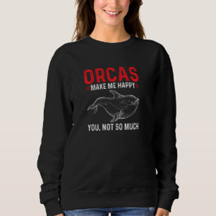 Orca-Grafik für Frauen Männer Kinder Wal Pullover- Sweatshirt