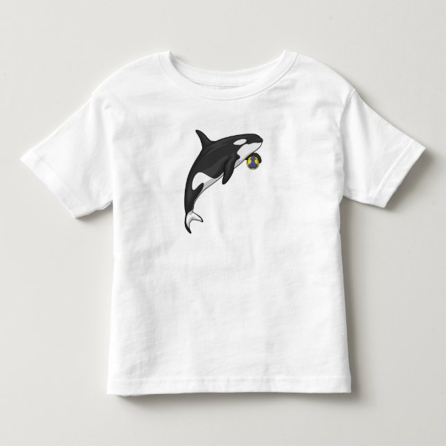 Orca Handball Spieler Handball Kleinkind T-shirt (Vorderseite)