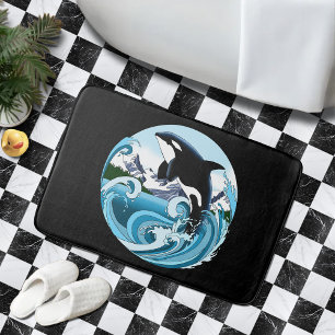 Orca Killer Whale Badematte