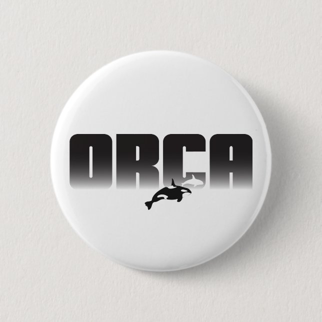 Orca Killer Whale Button (Vorderseite)