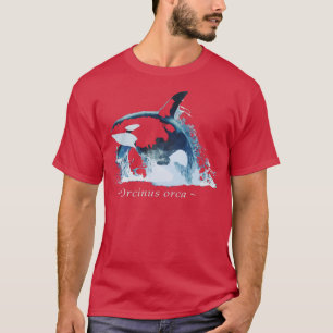 Orca Killer Whale Dolphin Marine Science Biologin T-Shirt