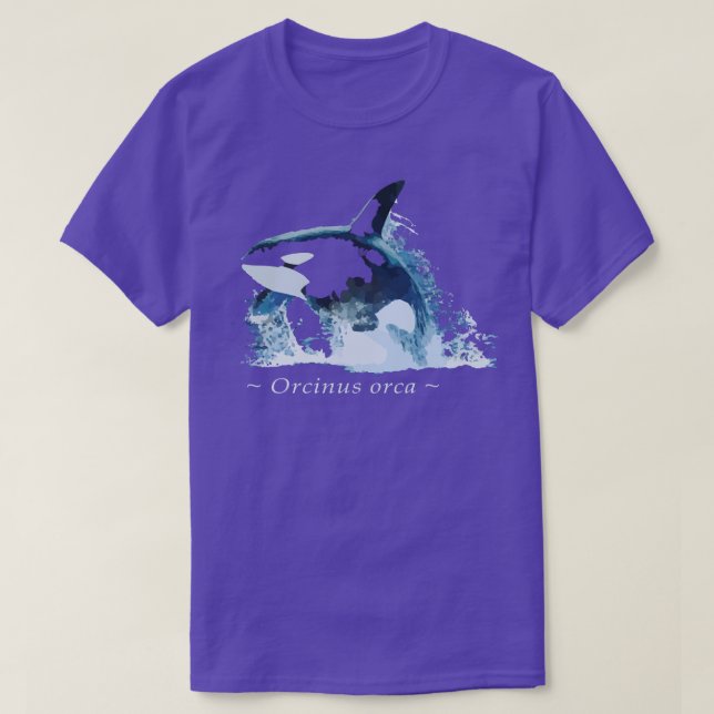 Orca Killer Whale Dolphin Marine Science Biologin T-Shirt (Design vorne)