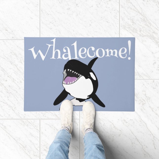 Orca Killer Whale Fußmatte (Indoor)