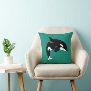 Orca Killer Whale Geschenke Kissen
