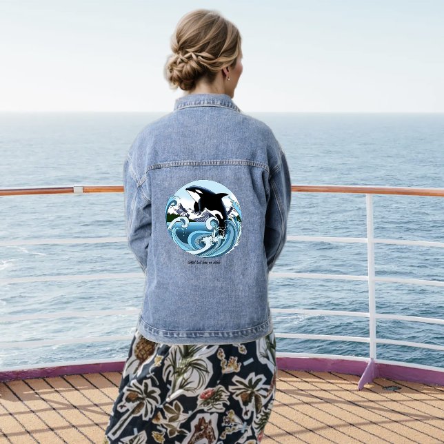 Orca Killer Whale Jeansjacke (Von Creator hochgeladen)