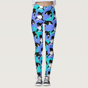Orca Killer Whale Leggings