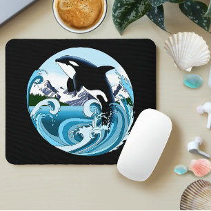 Orca Killer Whale Mousepad